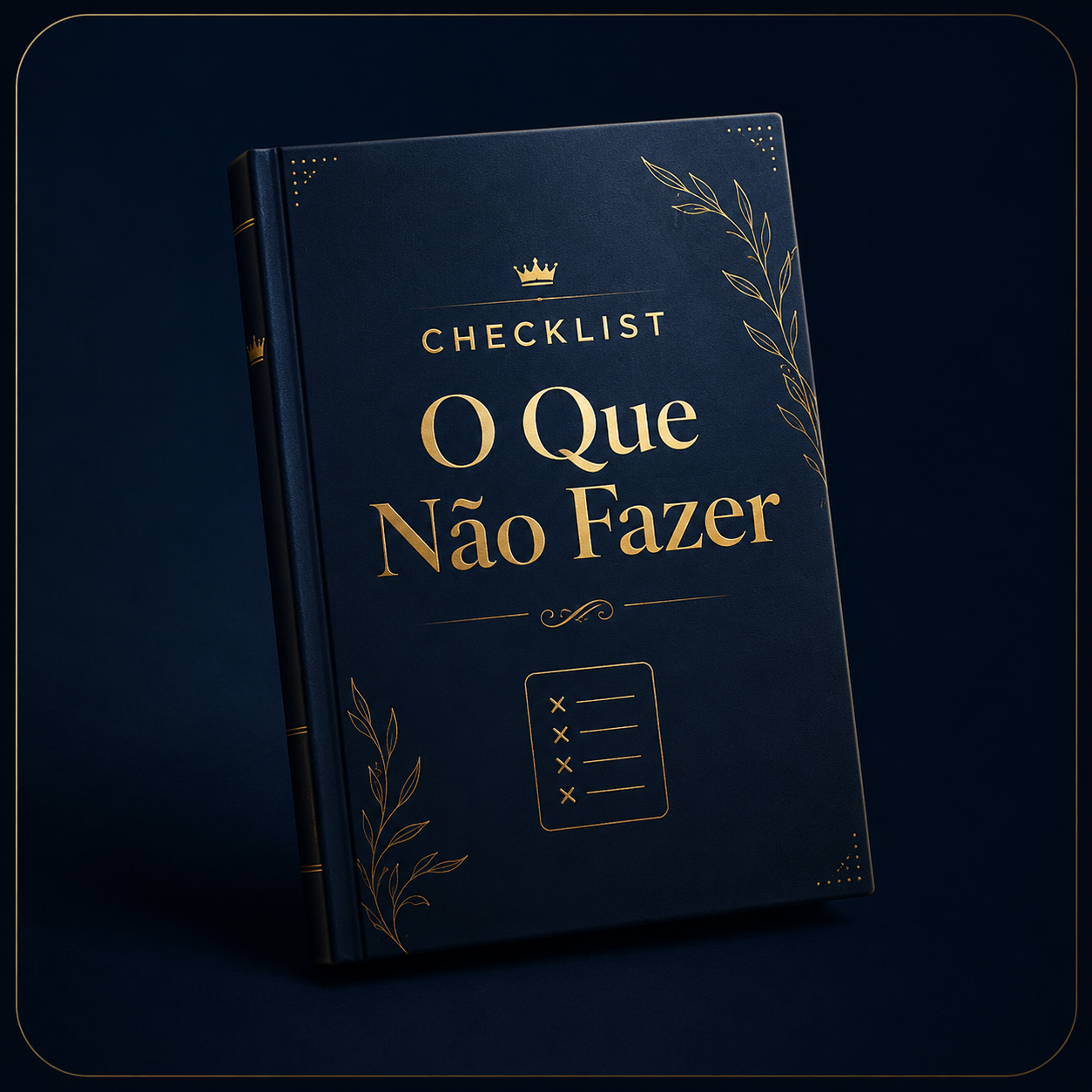 Capa do material Checklist: O Que Não Fazer